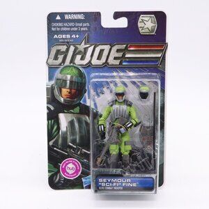 GI Joe SEYMOUR "SCI-FI" FINE Action Figure 2011 Hasbo New on Card
